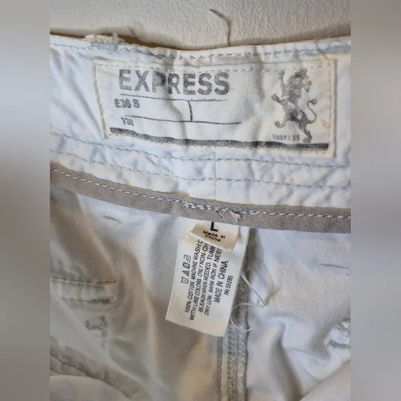 Express White Drawstring Pants - Picture 6 of 11